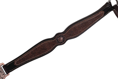 Weaver Western Floral Scalloped Breast Collar