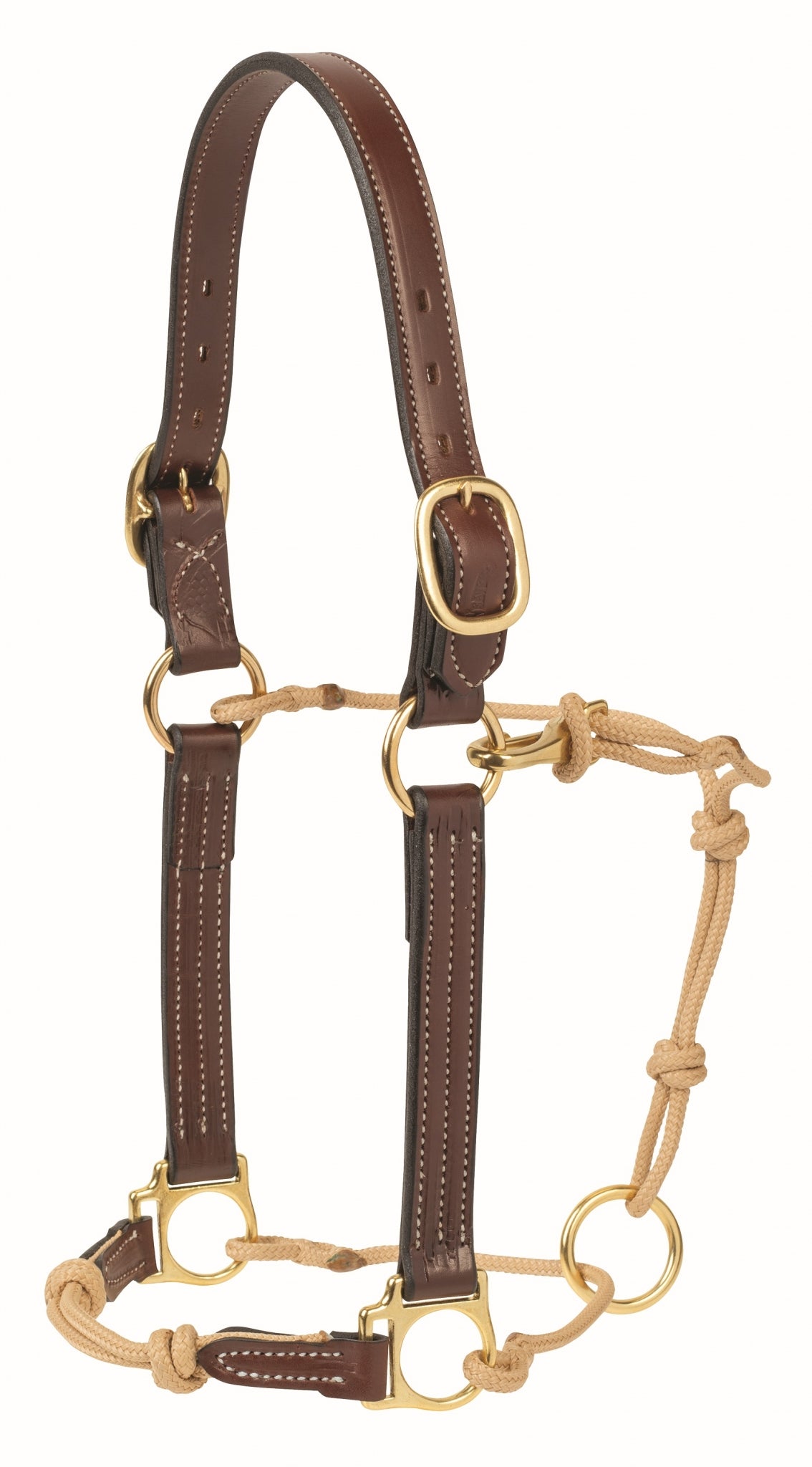 Weaver Kalley Krickeberg Leather & Rope Combination Horseman's Halter