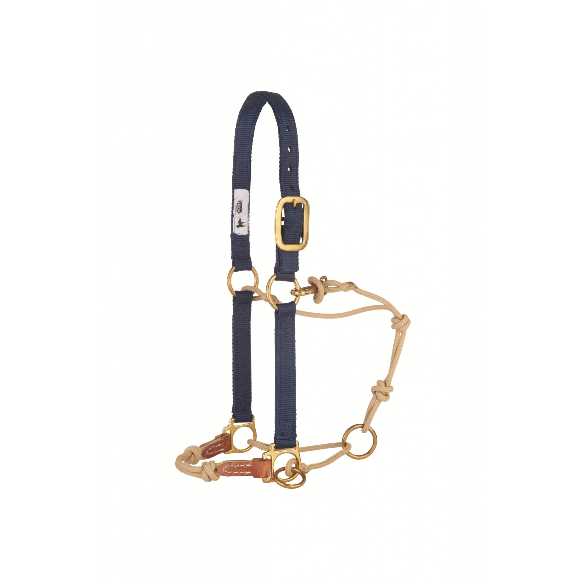 Weaver Kalley Krickeberg Nylon & Rope Combination Horsemans Halter with Side Ring