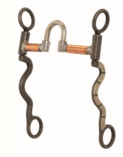 Weaver S Shank Horse Bit with Long 8-1/4" Cheeks