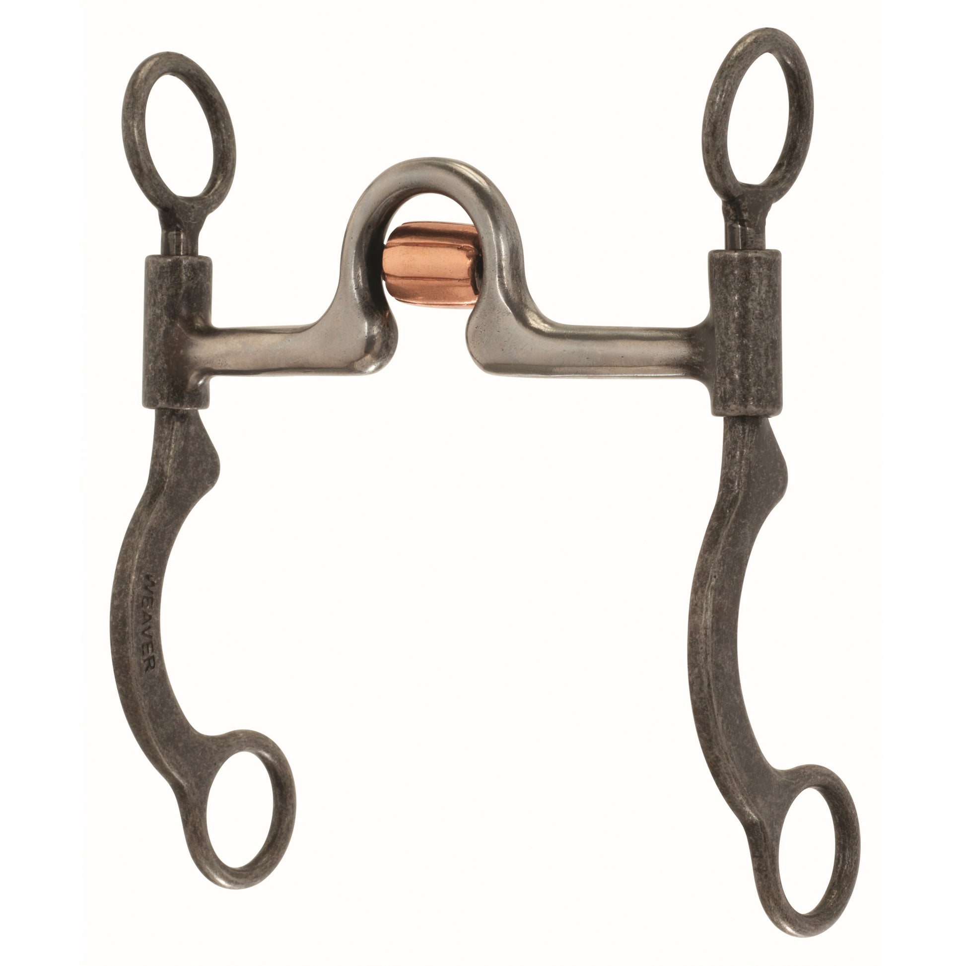 Weaver Leather Ported Horse Bit with Copper Cricket