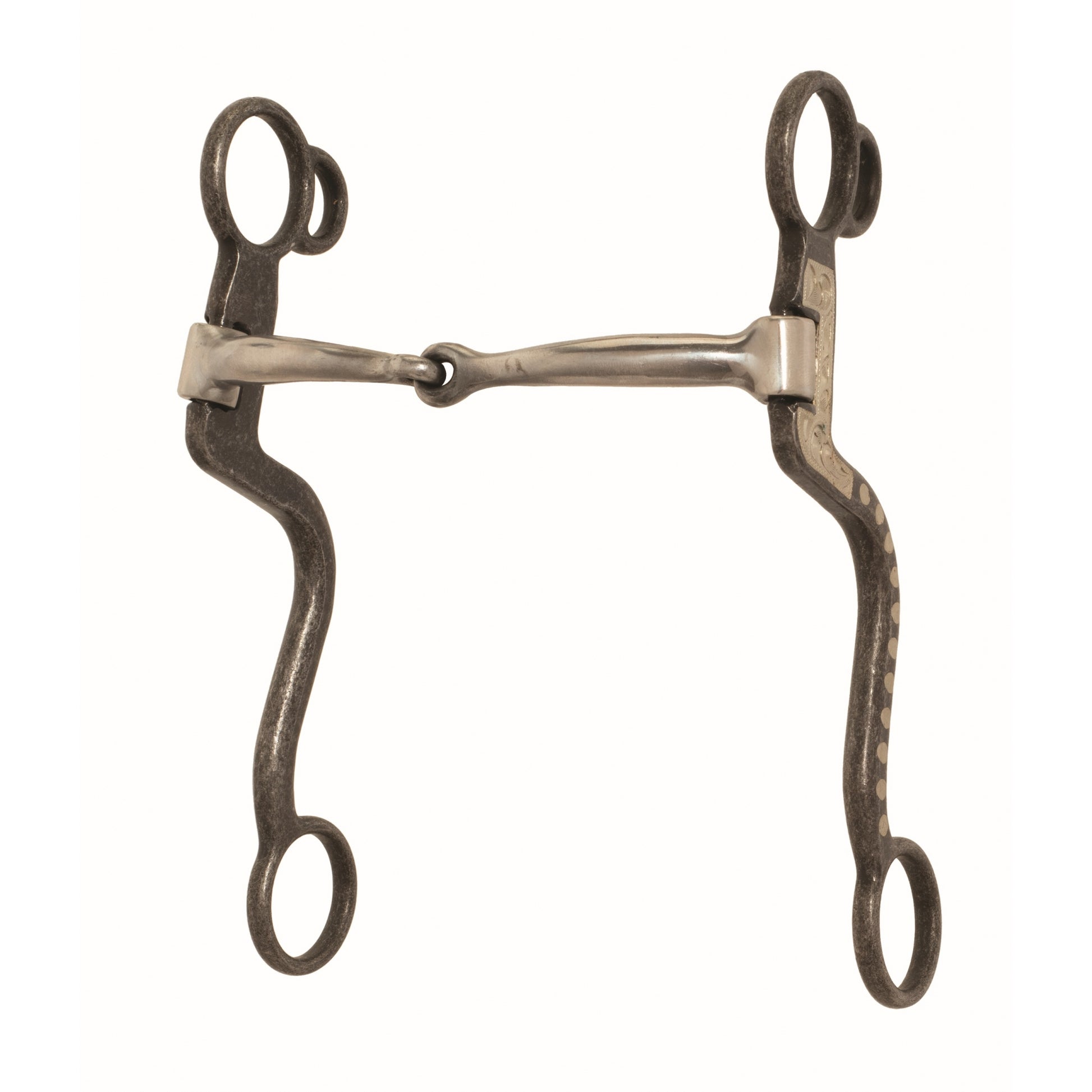 Weaver S Shank Horse Bit with 7" Cheeks