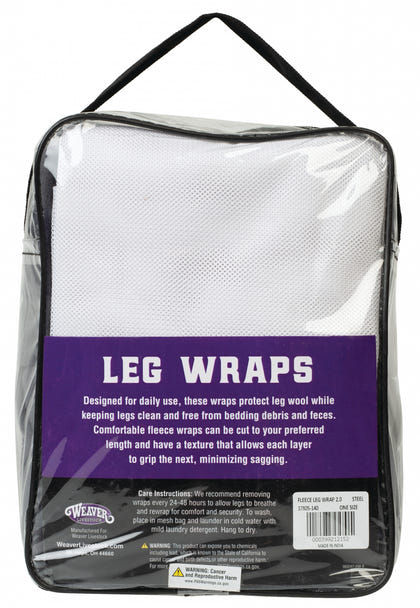 Weaver Sheep Fleece Leg Wraps 2.0 - 4 Pack