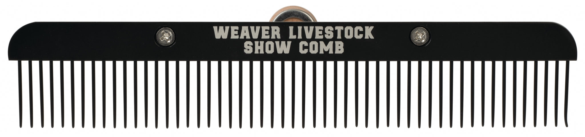Weaver Teflon Show Comb with Wooden Handle