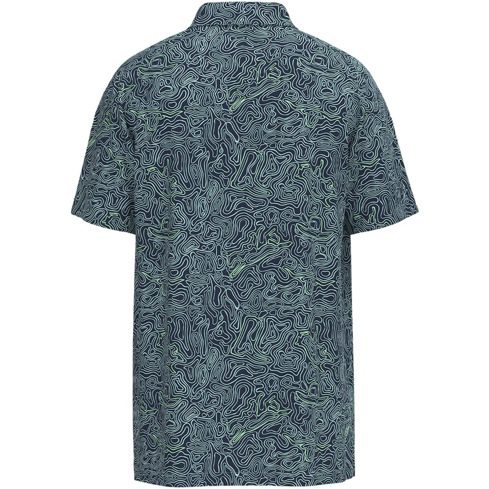 Hooey Mens "The Drive" Inkwell Polo with Cloud Blue