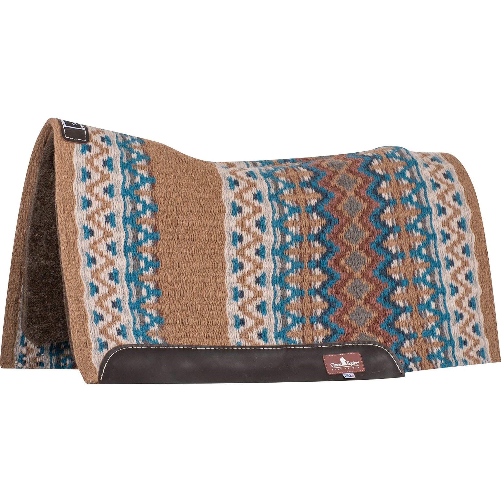 Classic Equine Wool Blanket Top Pad Alpaca Felt Bottom