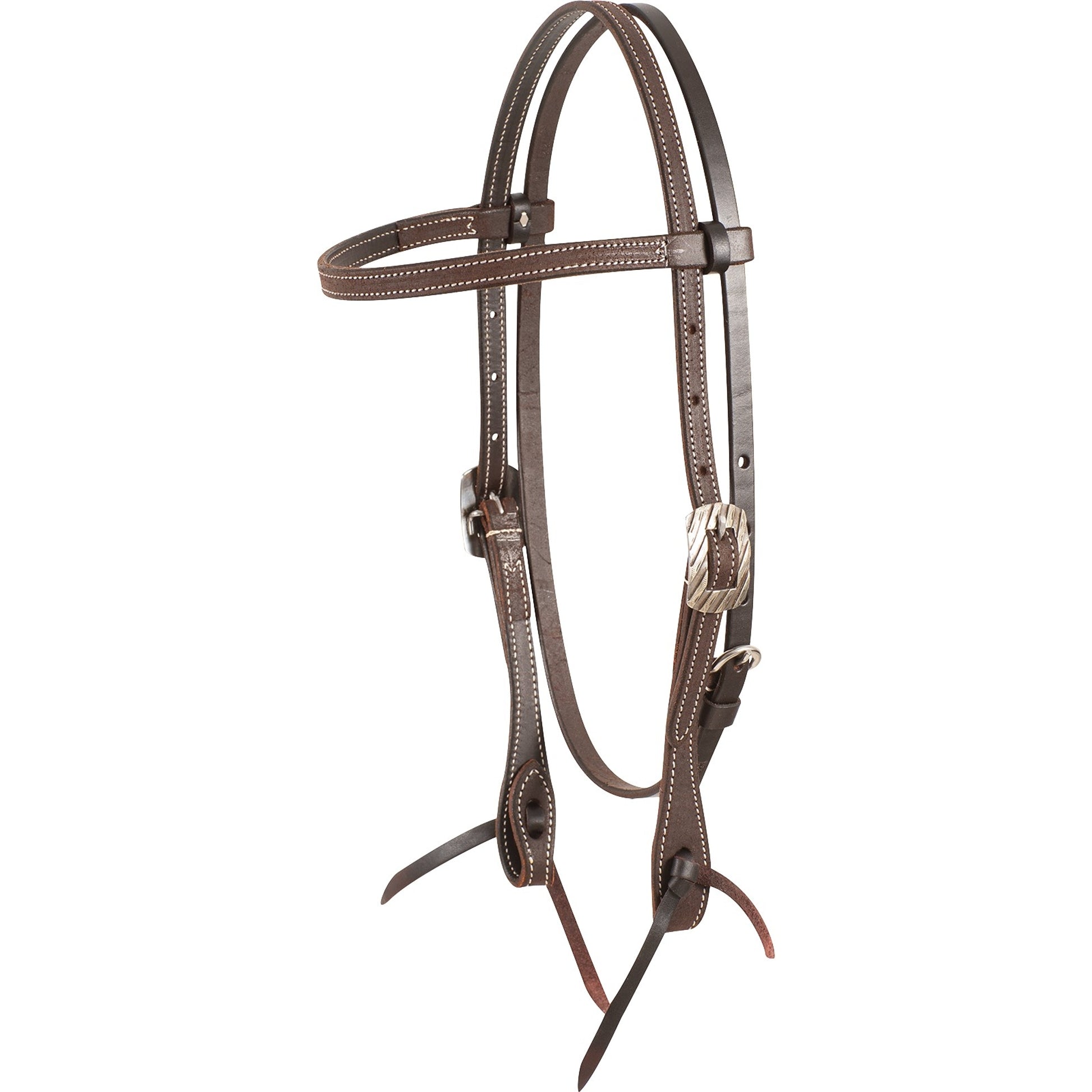 Martin Saddlery Browband Headstall with Bandera Buckle Latigo Ties