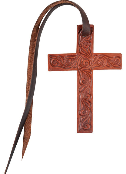 Martin Saddlery Tooled Leather Cross