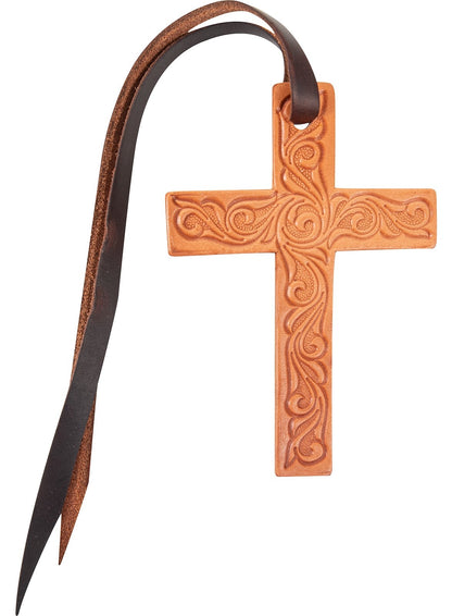Martin Saddlery Tooled Leather Cross