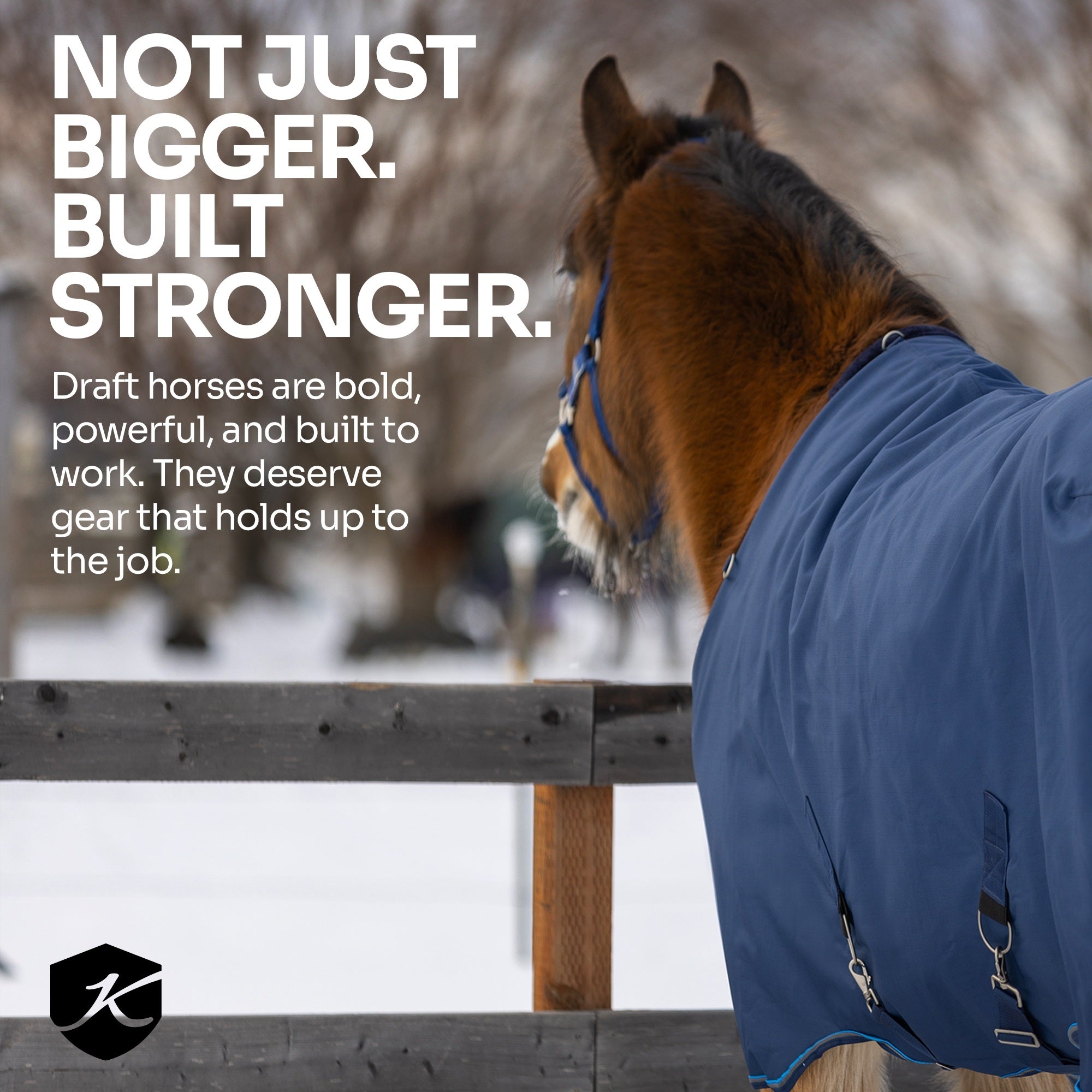 Kensington Draft Horse 1200D SureFit Turnout 300g