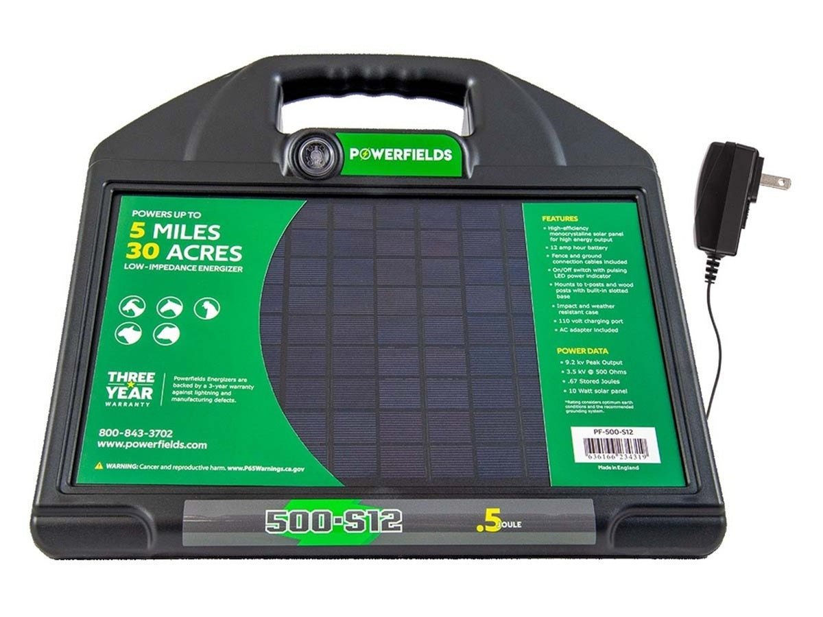 Powerfields 0.5 Joule Solar 12 Volt DC Energizer