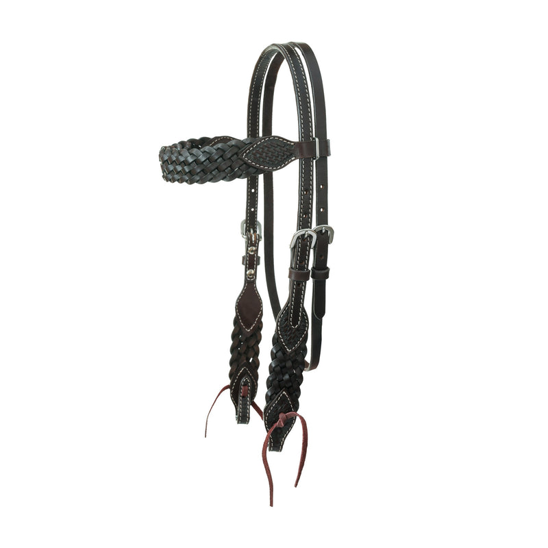 Circle Y Braided Lasso Browband Straight Headstall