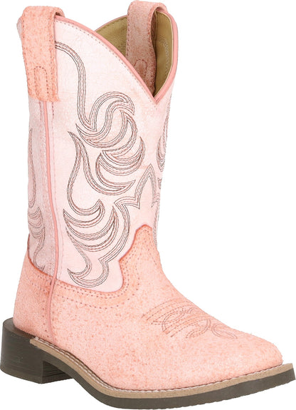 Smoky Mountain Kids Painted Prairie Leather Western Boots