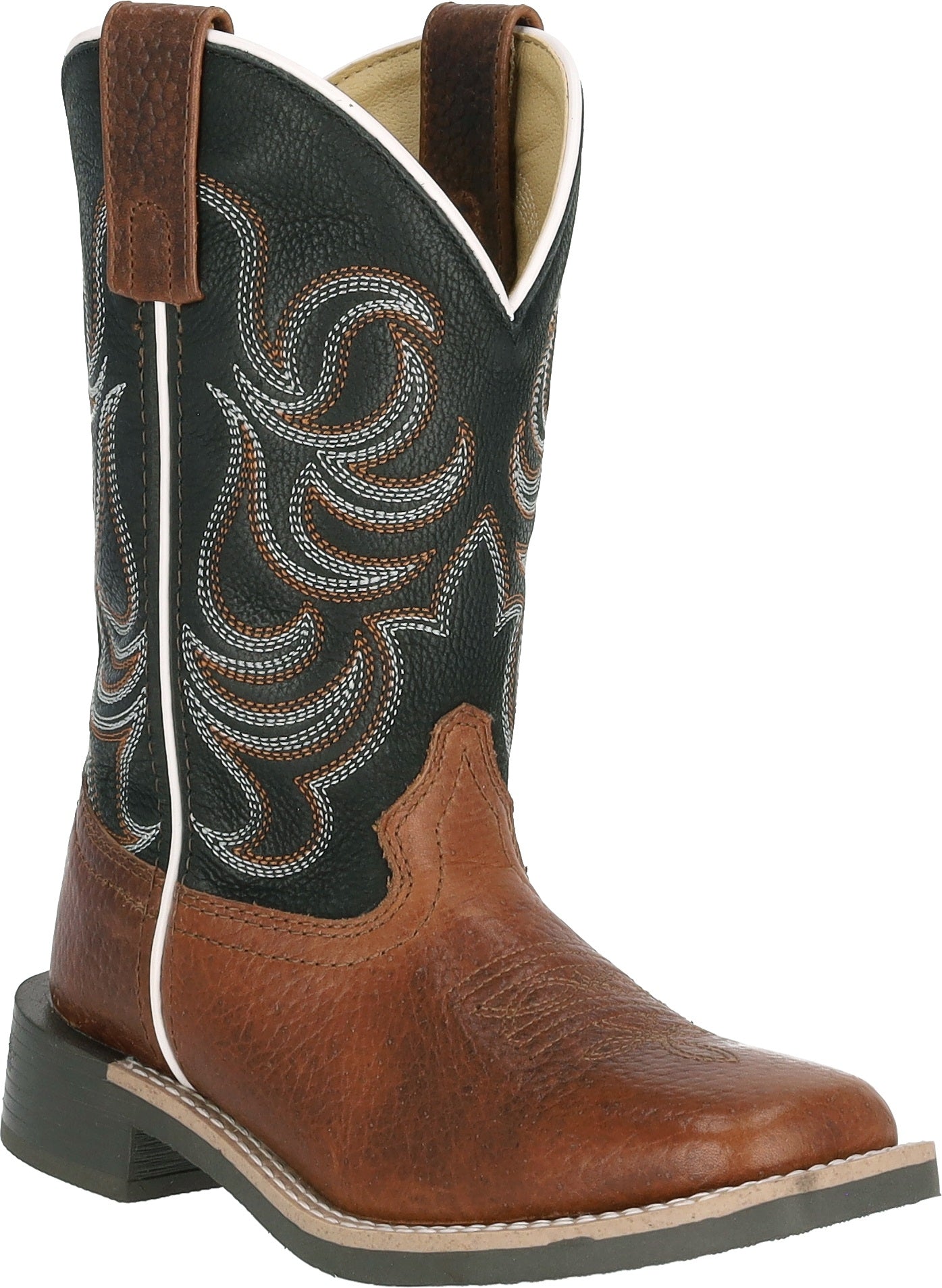 Smoky Mountain Kids Grant Leather Western Boots
