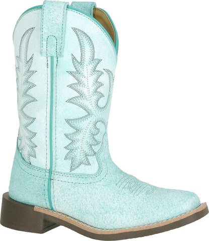 Smoky Mountain Kids Painted Prairie Leather Western Boots