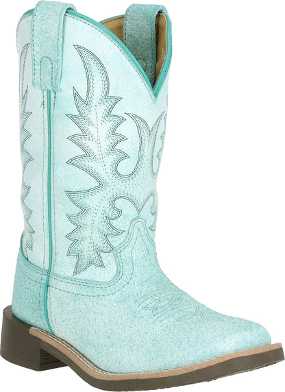 Smoky Mountain Kids Painted Prairie Leather Western Boots