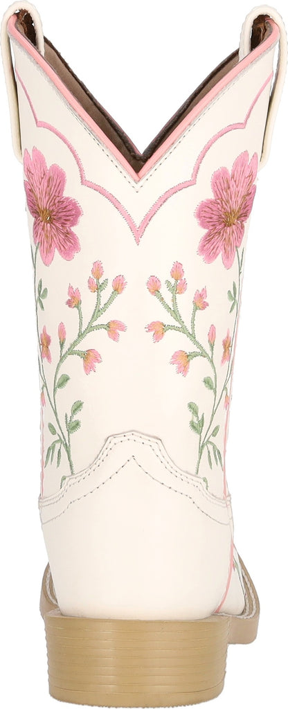 Smoky Mountain Kids Girls Desert Bloom Embroidered Leather Western Boots