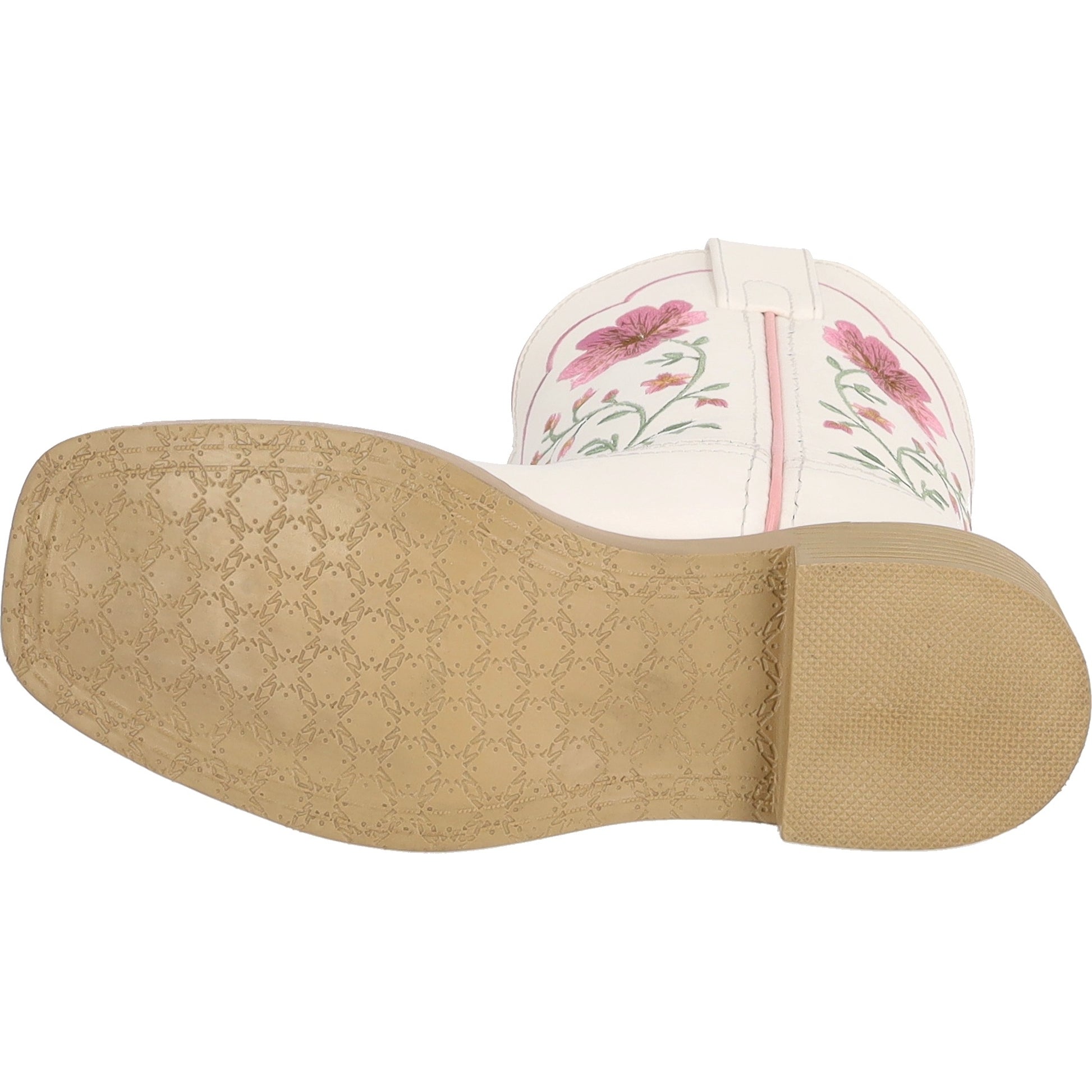 Smoky Mountain Kids Girls Desert Bloom Embroidered Leather Western Boots