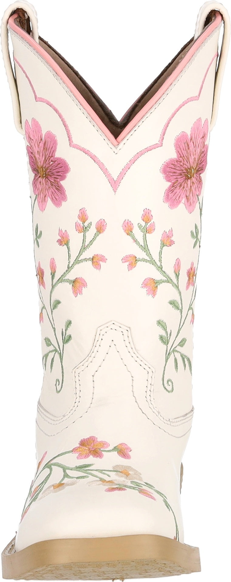 Smoky Mtn Youth Girls Desert Bloom Embroidered Leather Western Boot
