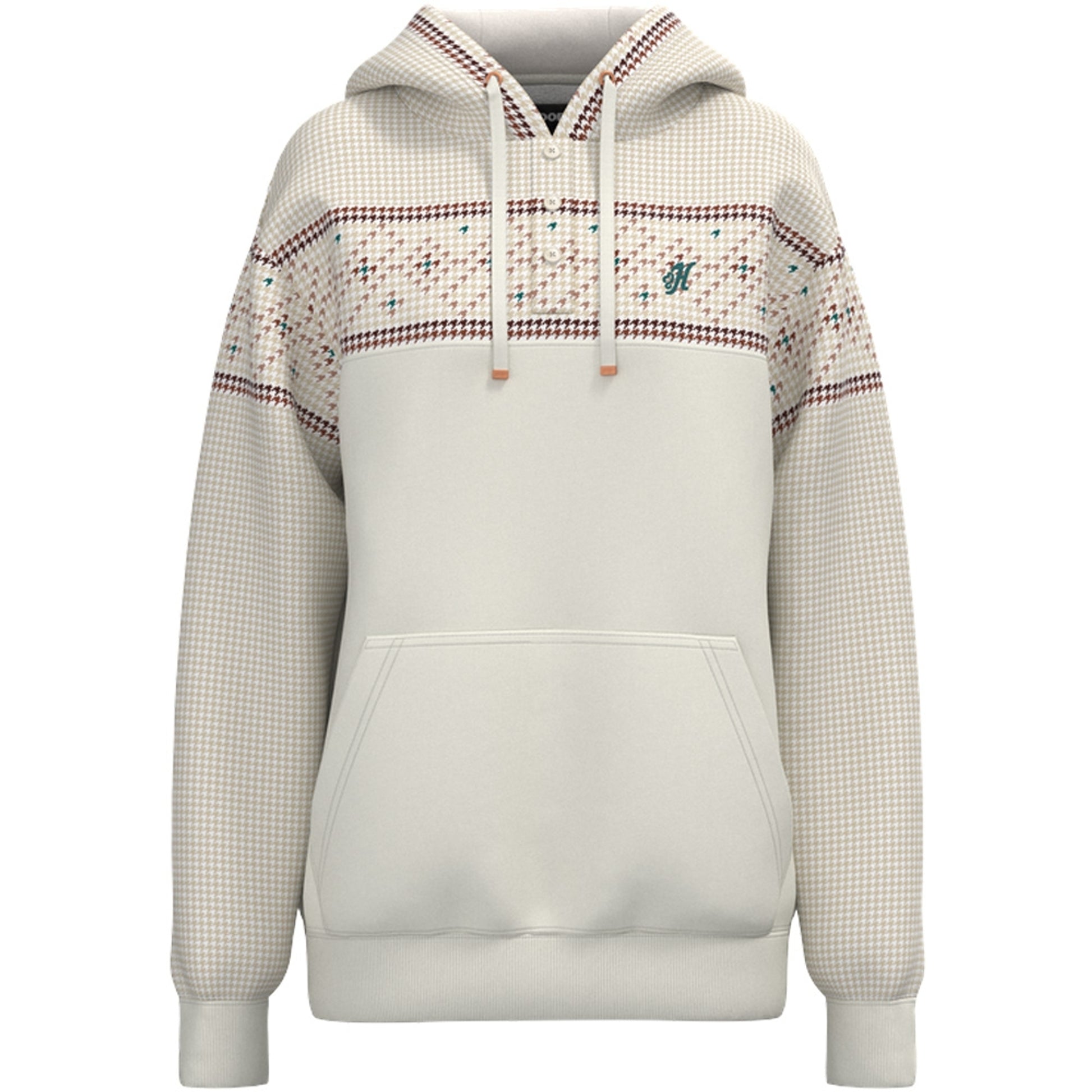 Hooey Ladies Jimmy Hoody with Print Across Chest