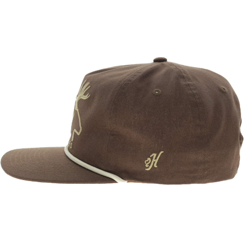 Hooey Carrizo 5-Panel Trucker Hat with Green/Tan Hooey Buck Logo