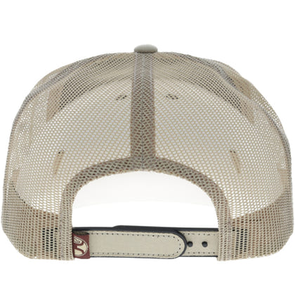Hooey Buck Hard 5-Panel Trucker Hat with Brown Buckin' Hard Embroidery Logo