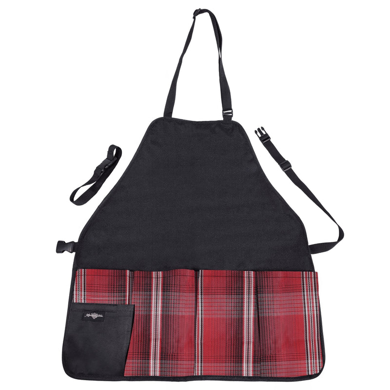Kensington Grooming Apron Blue Ice Plaid