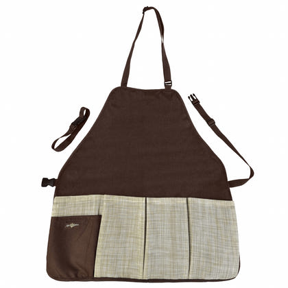 Kensington Grooming Apron Blue Ice Plaid