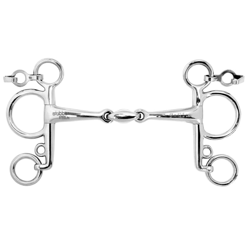 Stubben STEELtec Double Jointed Pelham Bit