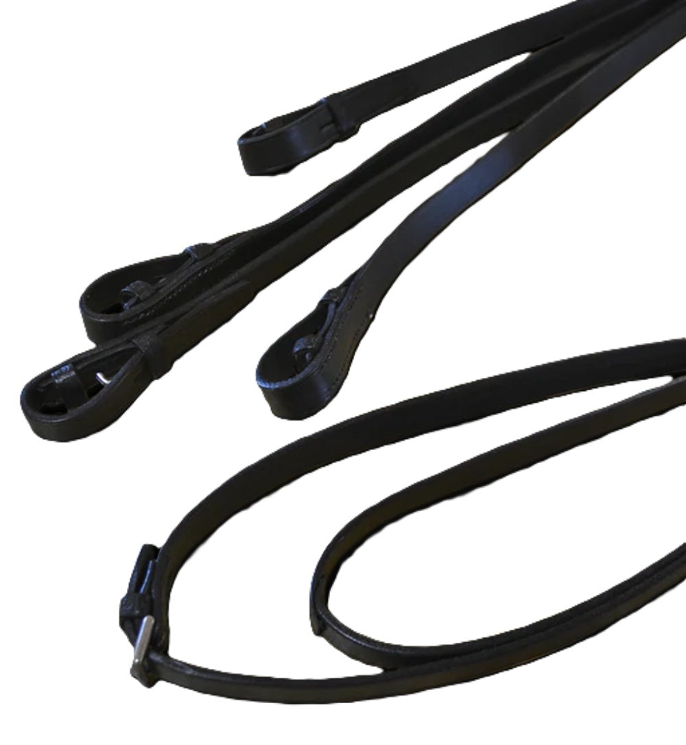 Stubben Dressage Rein Set with Curb Rein