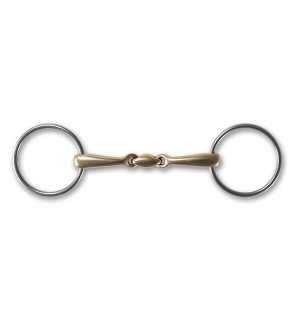 Stubben STEELtec Loose Ring Snaffle Bit