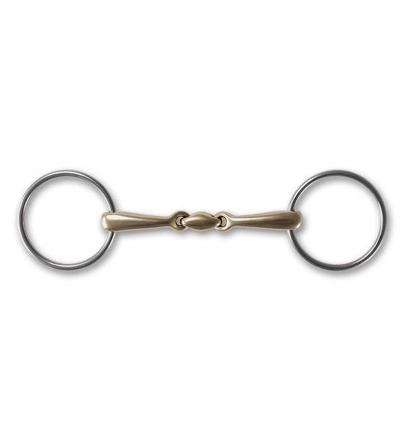 Stubben STEELtec Loose Ring Snaffle Bit