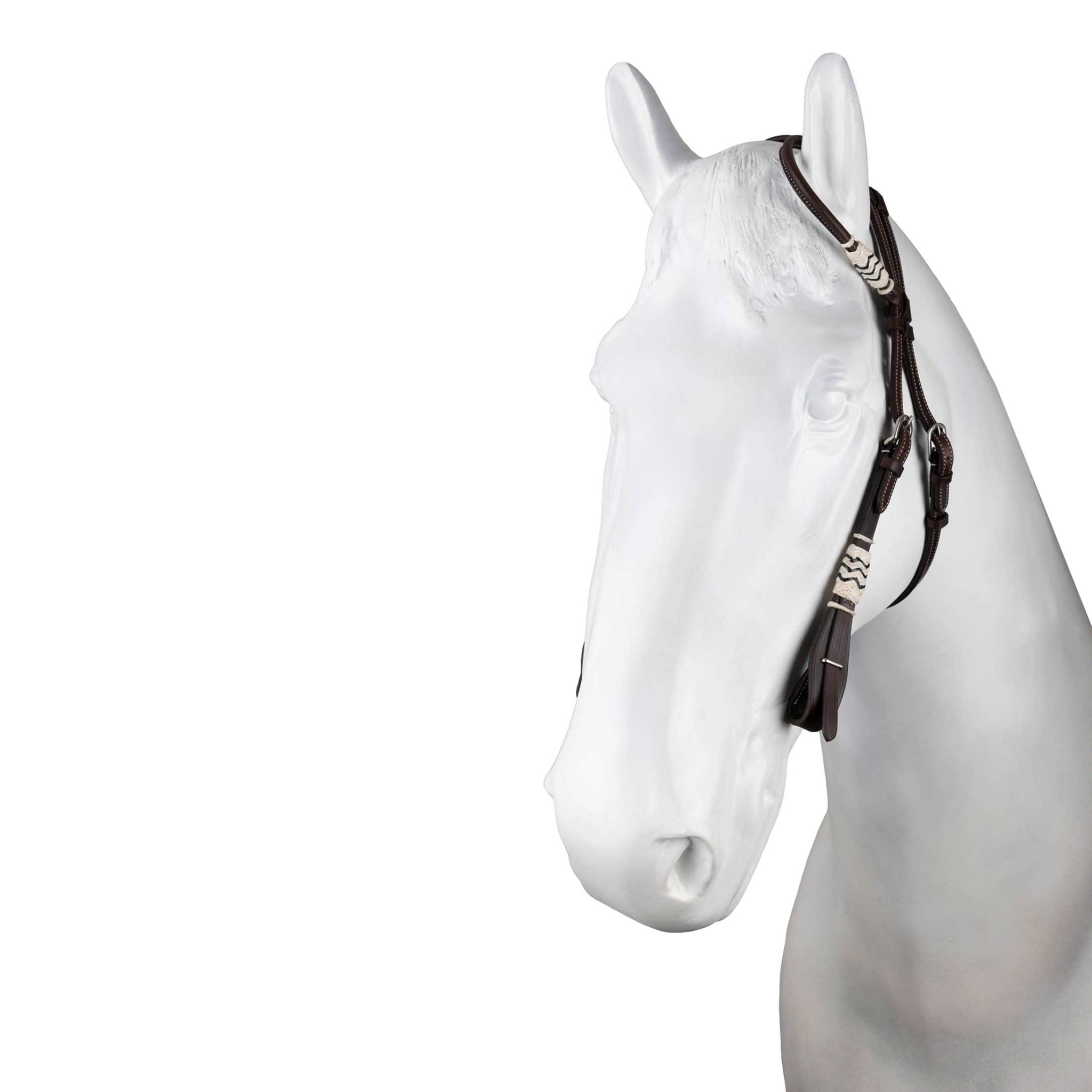 Horze Western Single Ear Rawhide Headstall