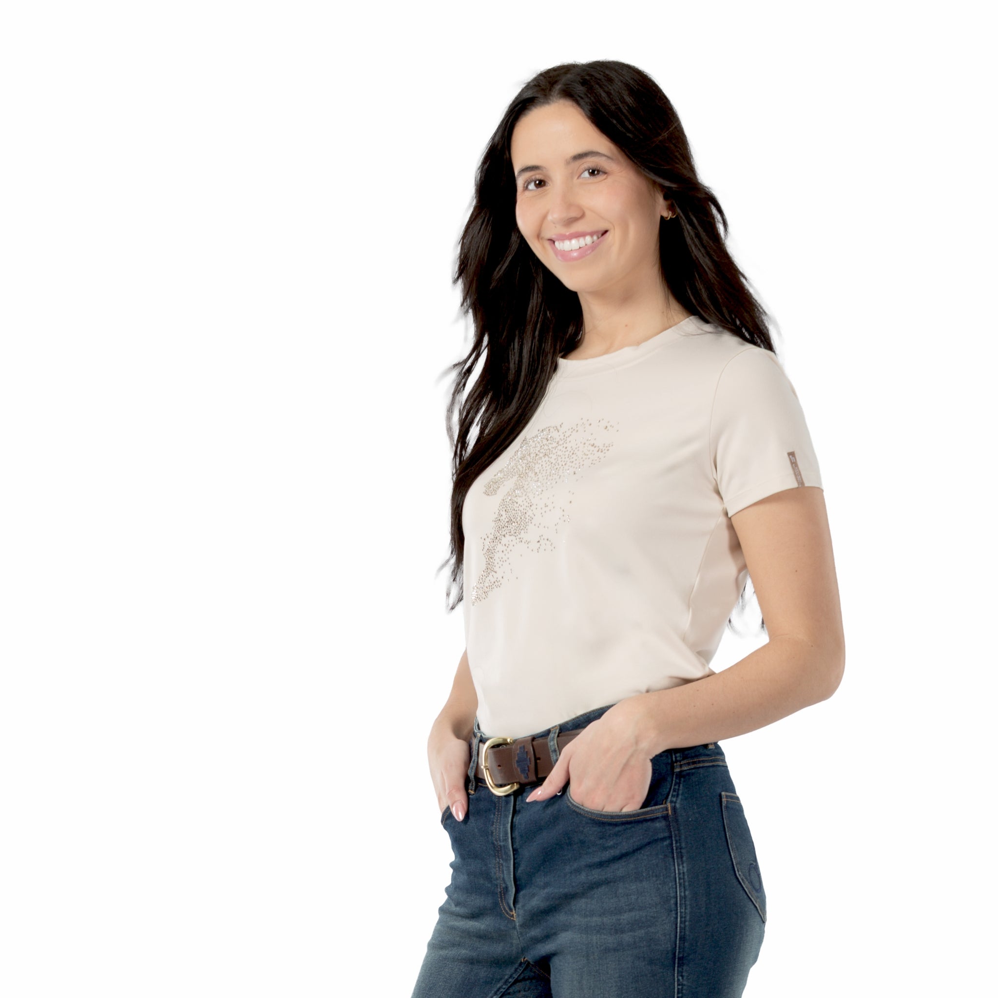 Horze Kathrin Ladies Equestrian Technical T-Shirt