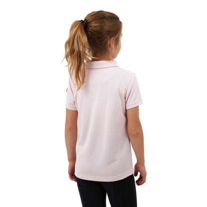 Horze Denise Kids Functional Short Sleeve Polo Shirt