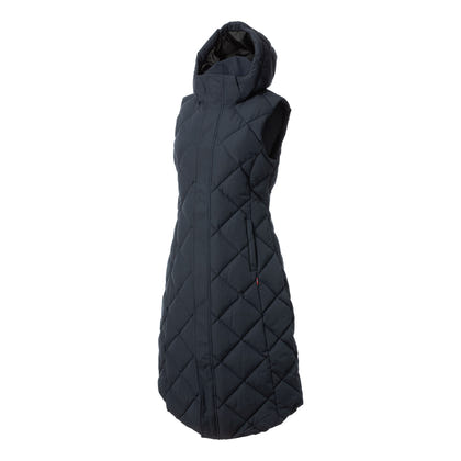 B Vertigo Gem Ladies Waxed Padded Long Coat