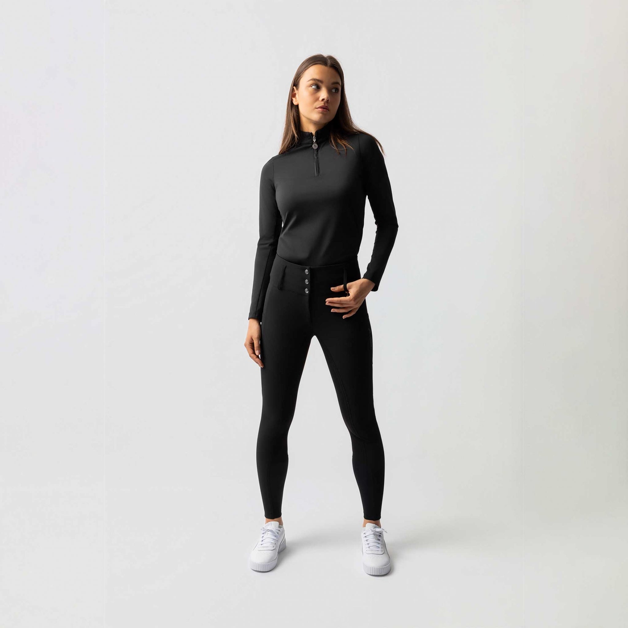 Horze Leonie Ladies Full Seat Leather Breeches