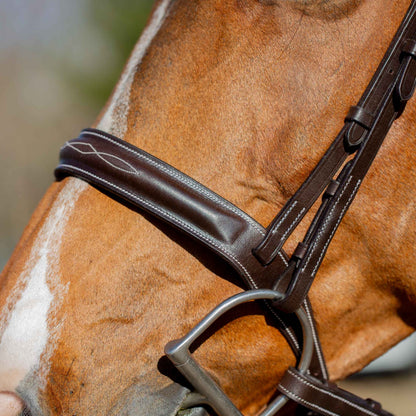 Equinavia Valkyrie Classic Wide Noseband Hunter Bridle with Reins