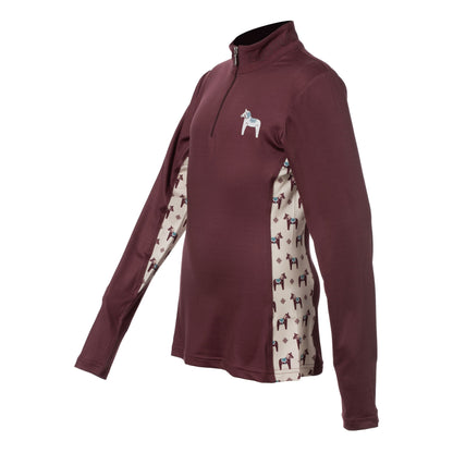 Equinavia Lena Kids Long Sleeve Quarter Zip Shirt