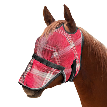 Kensington UV Fly Mask with Nose - Dual Ear & Forelock