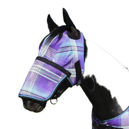 Kensington UV Fly Mask with Nose - Dual Ear & Forelock