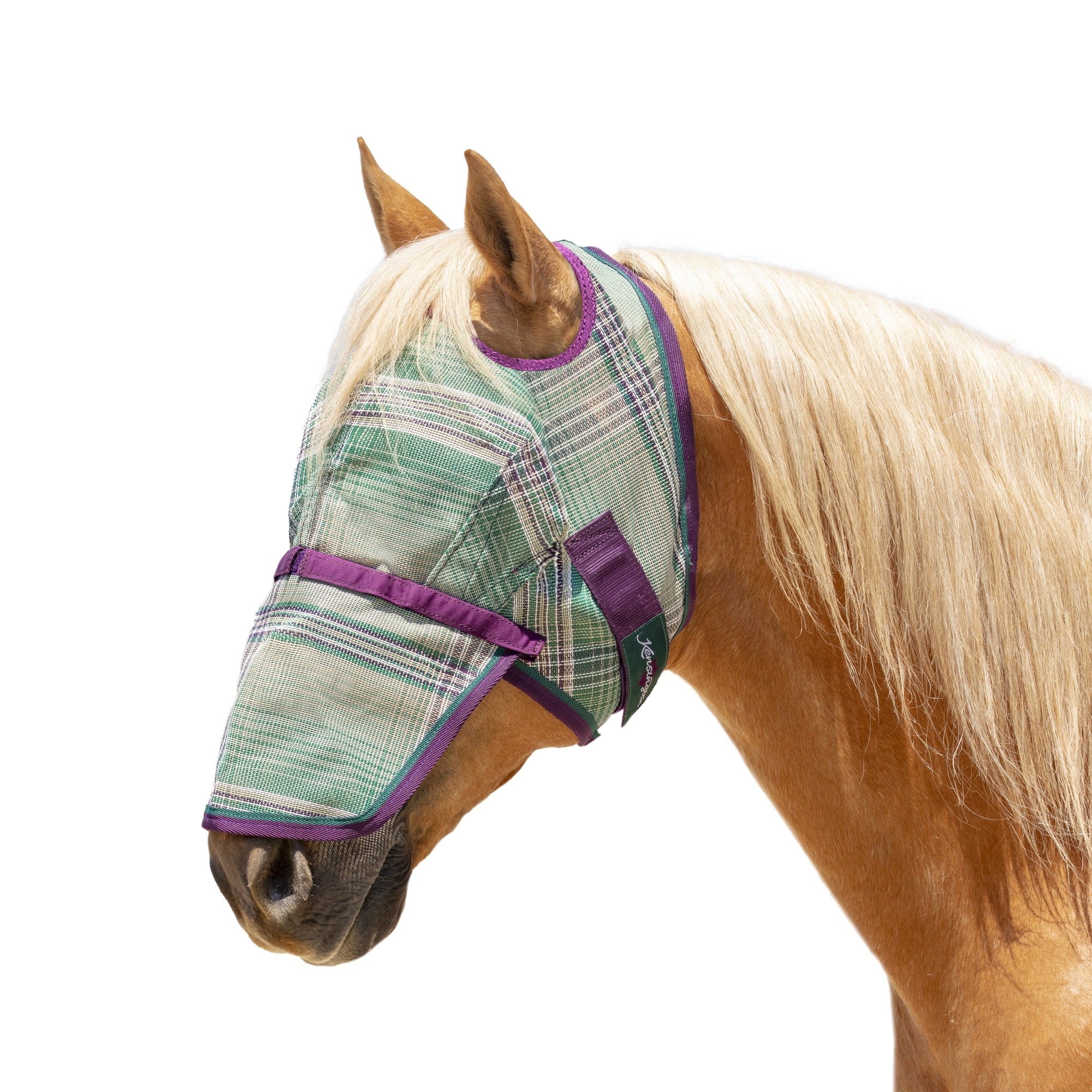 Kensington UV Fly Mask with Nose - Dual Ear & Forelock