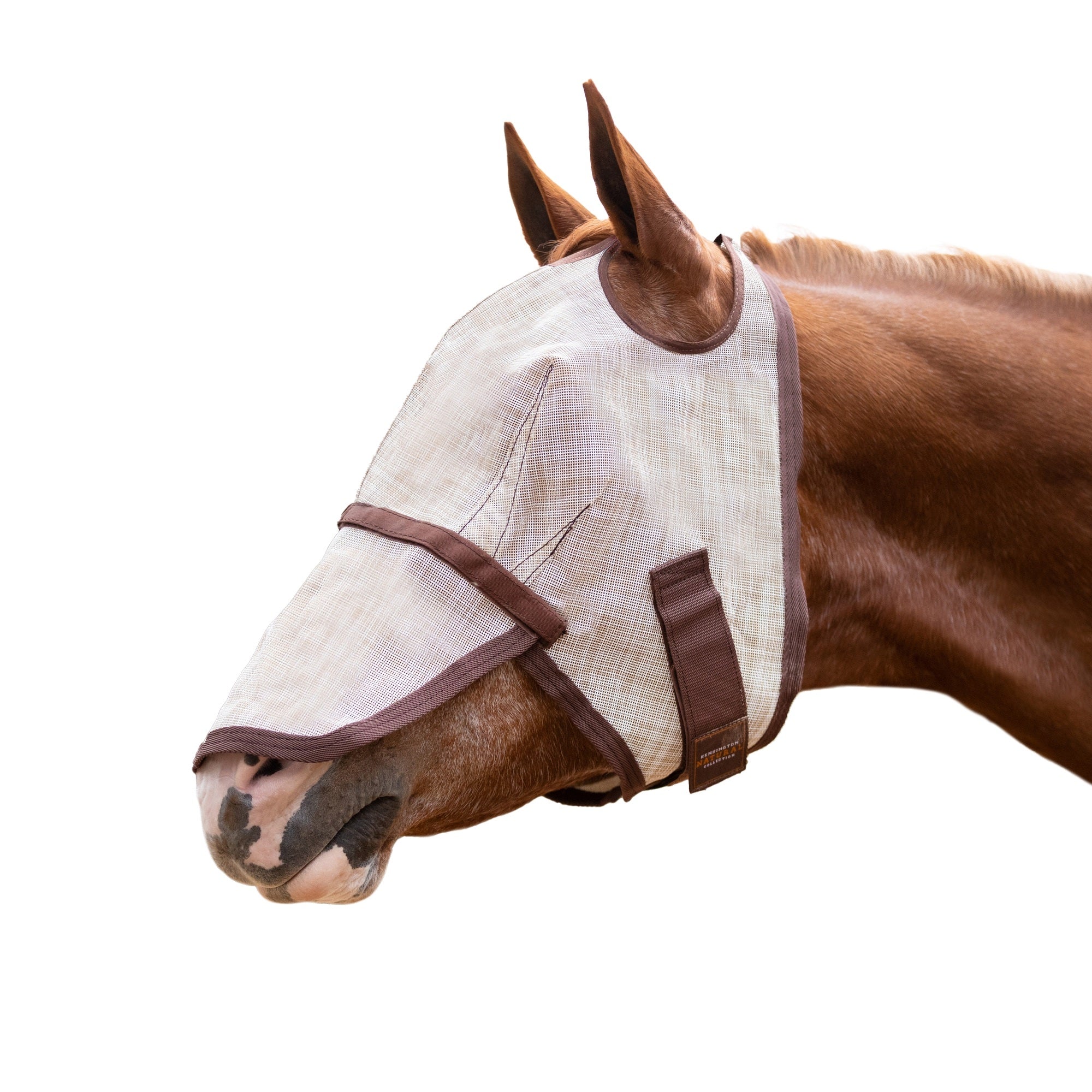 Kensington UV Fly Mask with Nose - Dual Ear & Forelock
