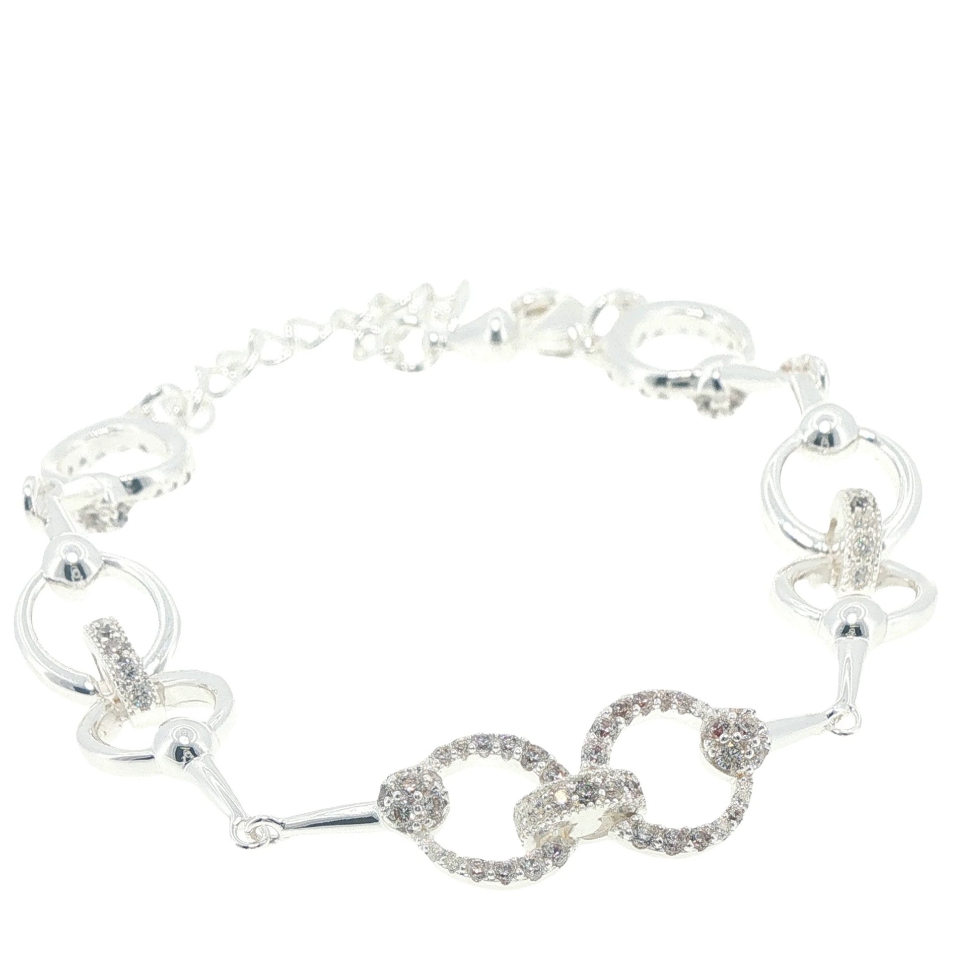 Equestrian Jewelry Brass Snaffle Bit Bracelet