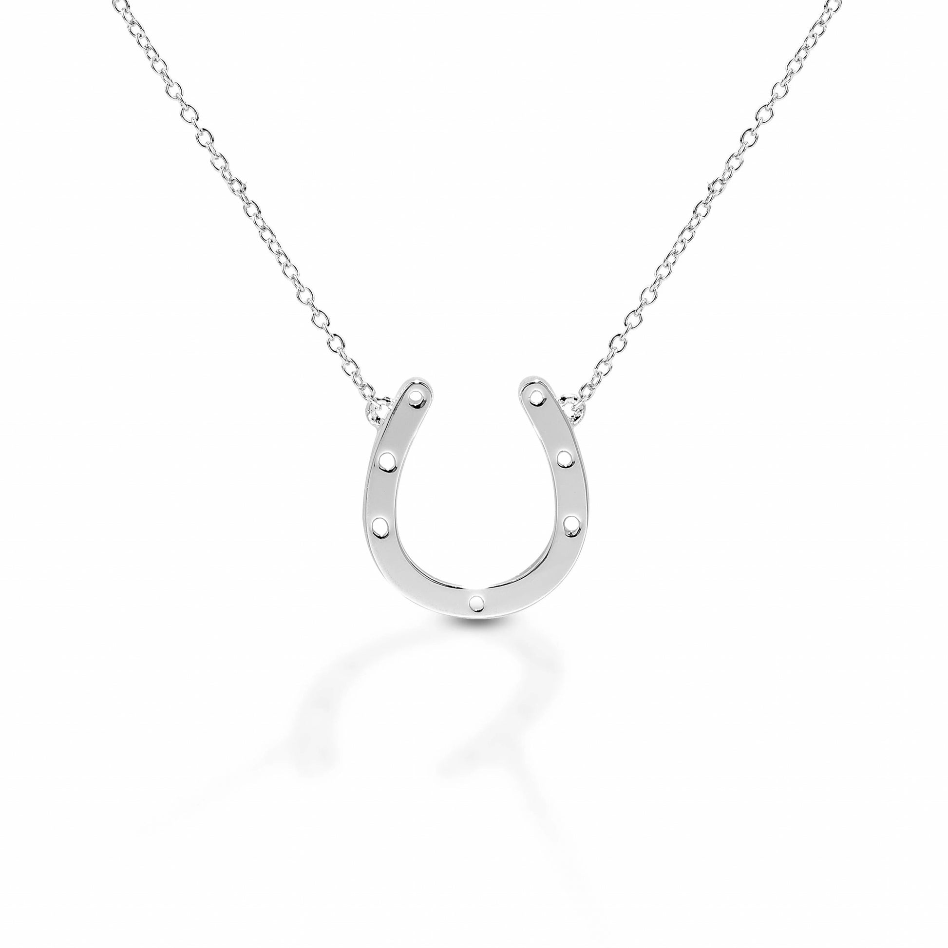 Equestrian Jewelry Small Horseshoe Necklace