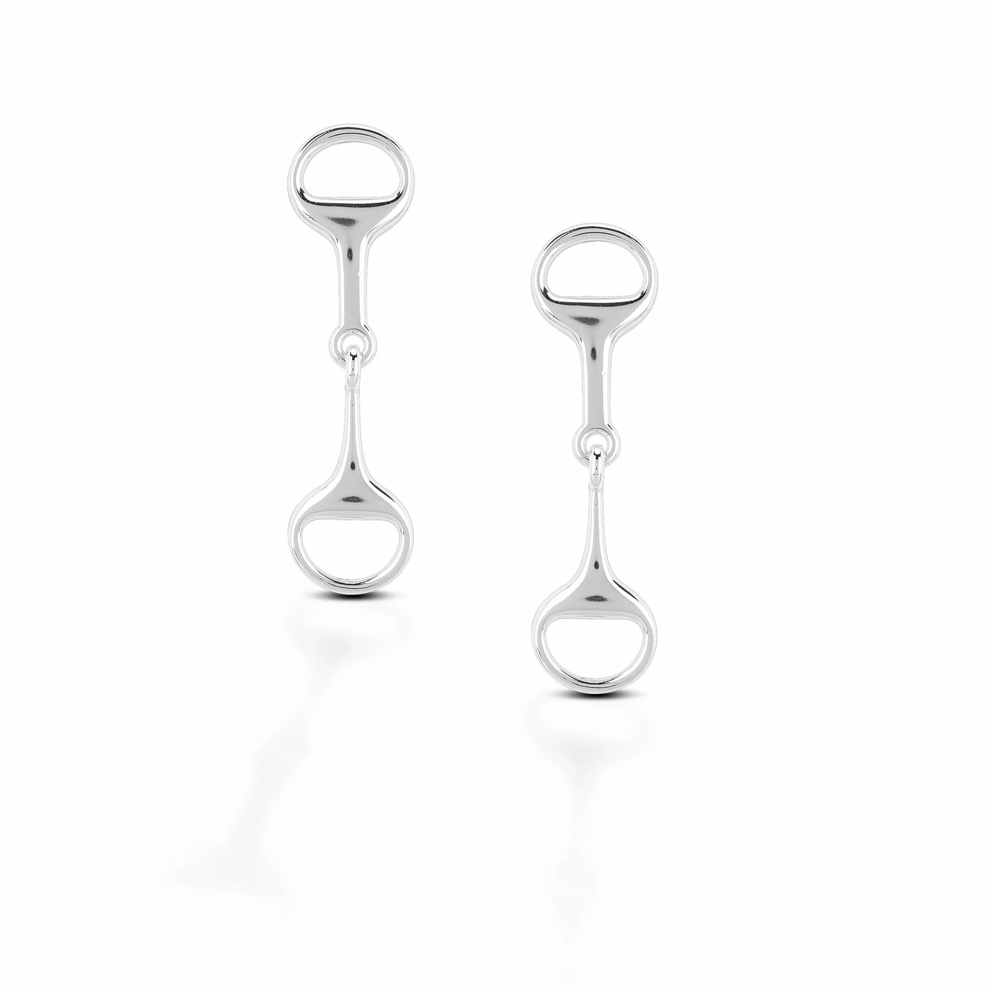 Equestrian Jewelry Dangle Bit Earrings