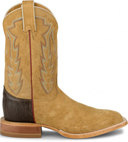 Justin Mens Quincy 11" Sueded Ostrich Boots