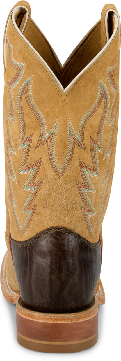 Justin Mens Quincy 11" Sueded Ostrich Boots