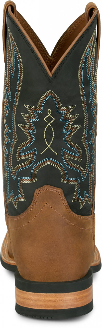 Justin Mens Rustle 11" Western Boots
