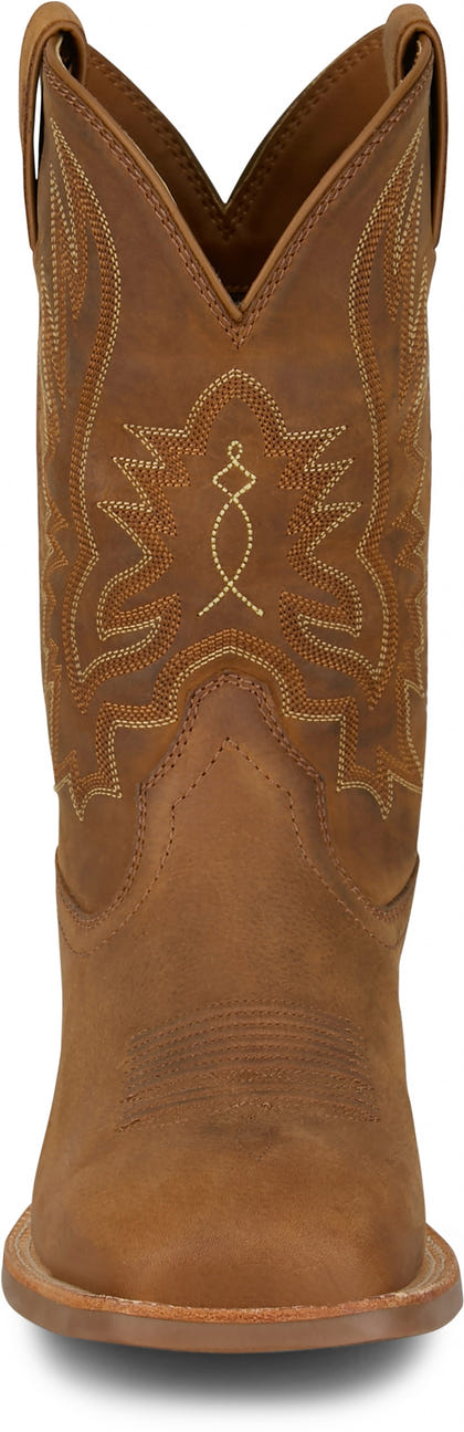Justin Mens Rustle 11" Western Boots